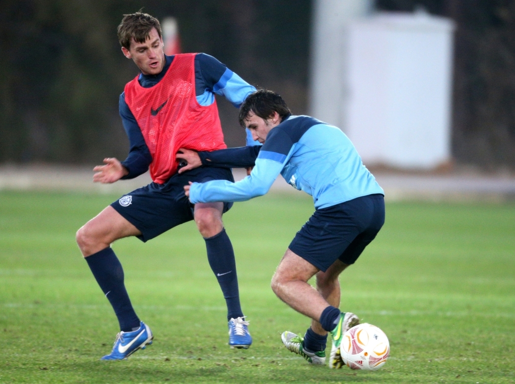 Сборы в Турции: 28 января, вечернее занятие