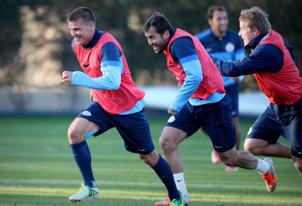 Сборы в Турции: 28 января, вечернее занятие