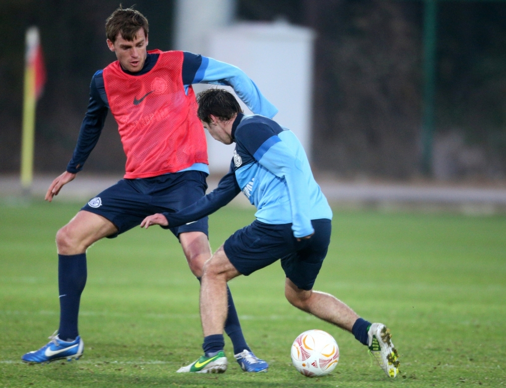 Сборы в Турции: 28 января, вечернее занятие