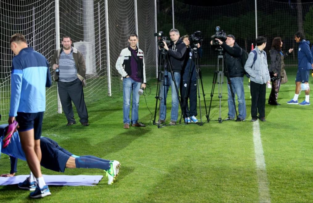 Сборы в Турции: 28 января, вечернее занятие