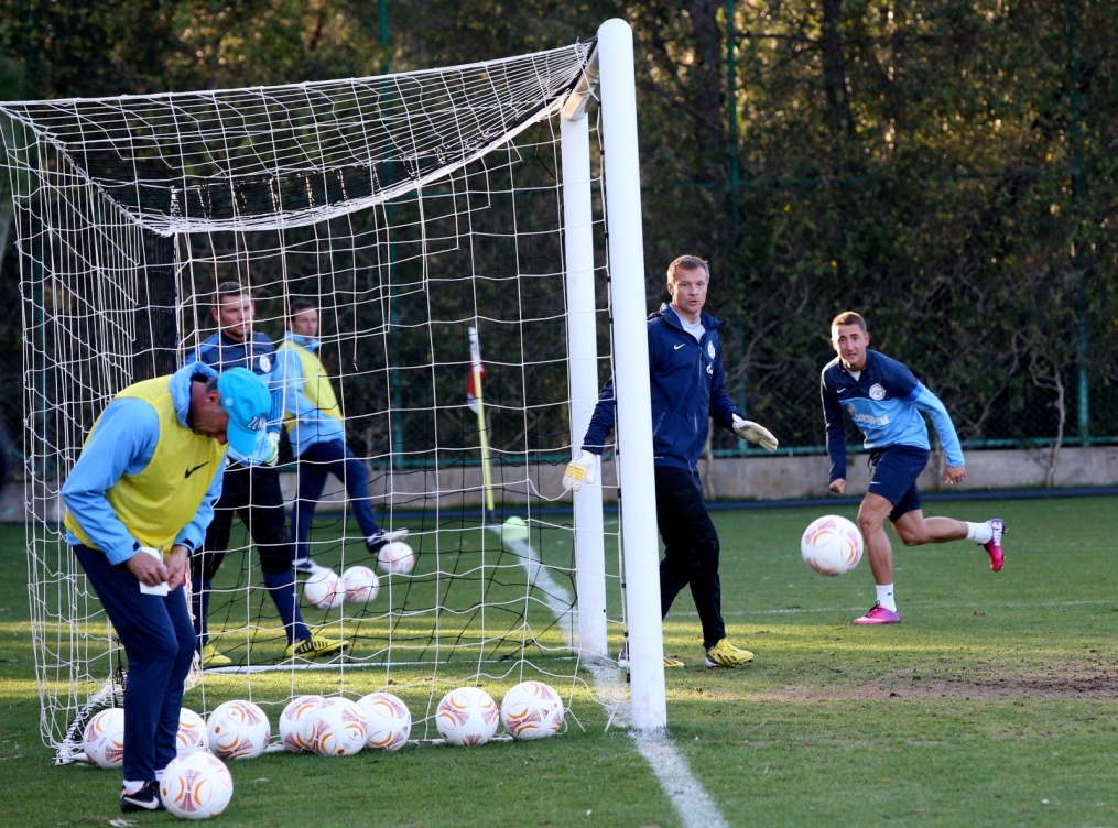 Сборы в Турции: 28 января, вечернее занятие