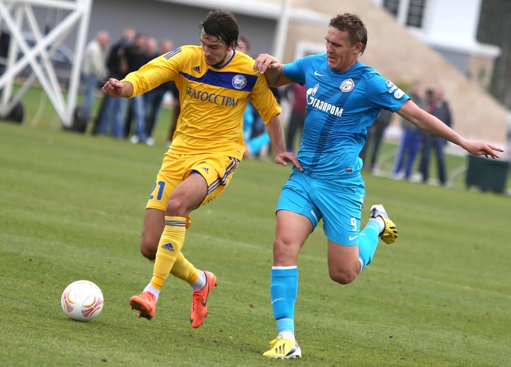 Товарищеский матч «Зенит» — БАТЭ: лучшие кадры