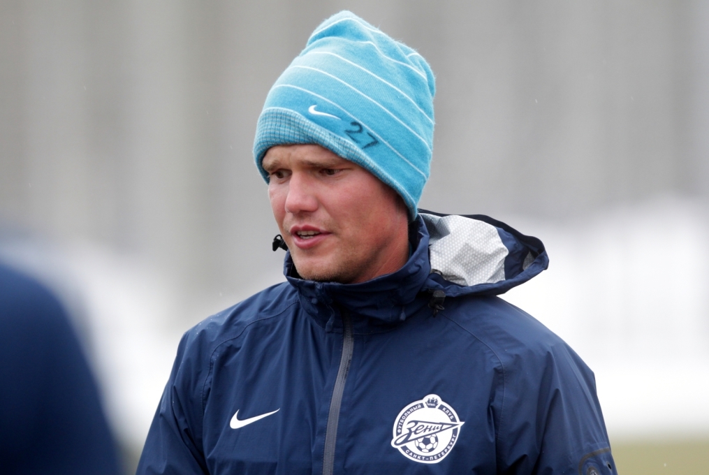 «Зенит»  провел  тренировку в Удельном парке.