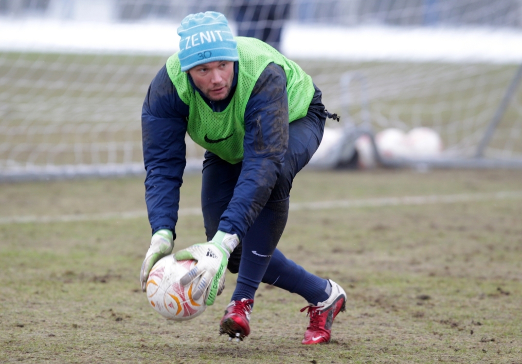 «Зенит»  провел  тренировку в Удельном парке.