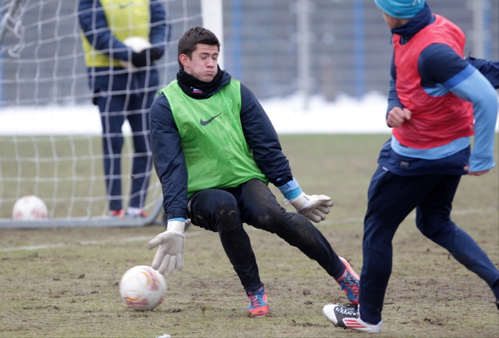 «Зенит»  провел  тренировку в Удельном парке.