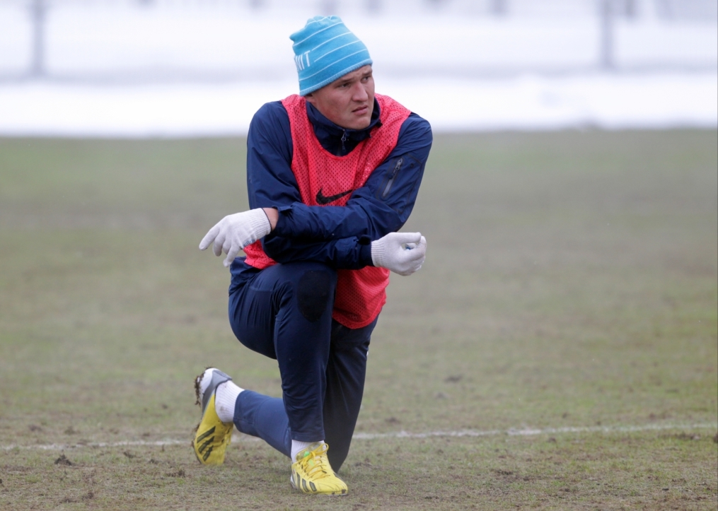 «Зенит»  провел  тренировку в Удельном парке.