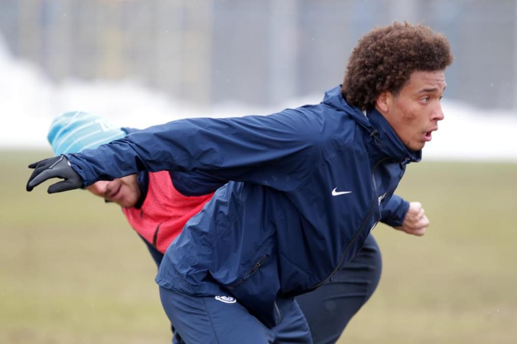 «Зенит»  провел  тренировку в Удельном парке.