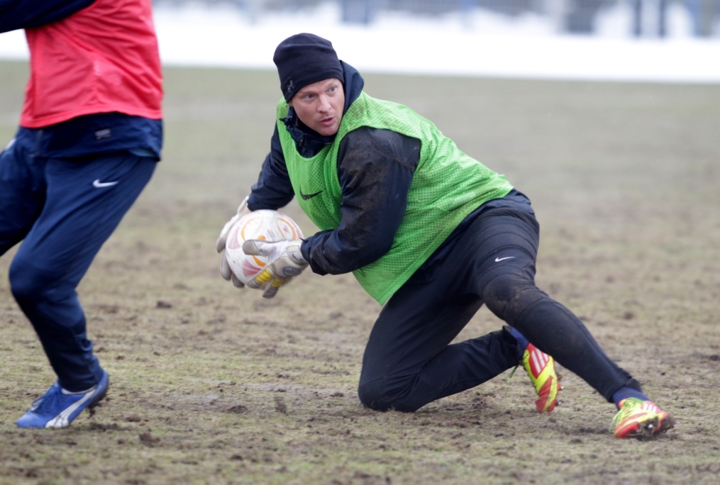 «Зенит»  провел  тренировку в Удельном парке.