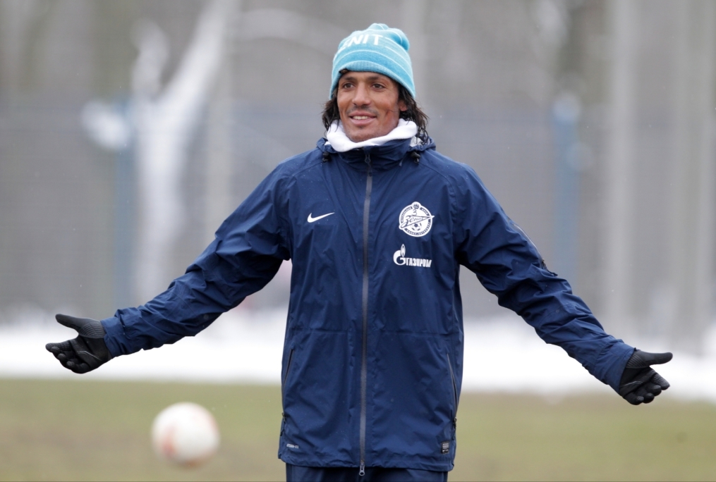 «Зенит»  провел  тренировку в Удельном парке.