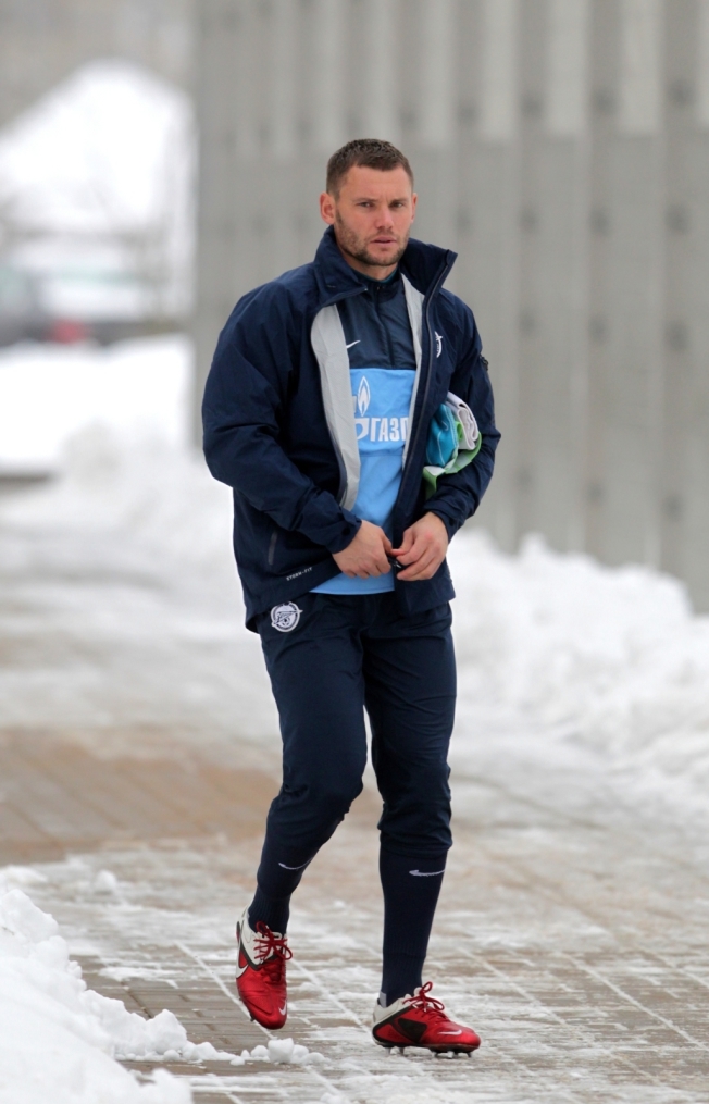 «Зенит»  провел  тренировку в Удельном парке.
