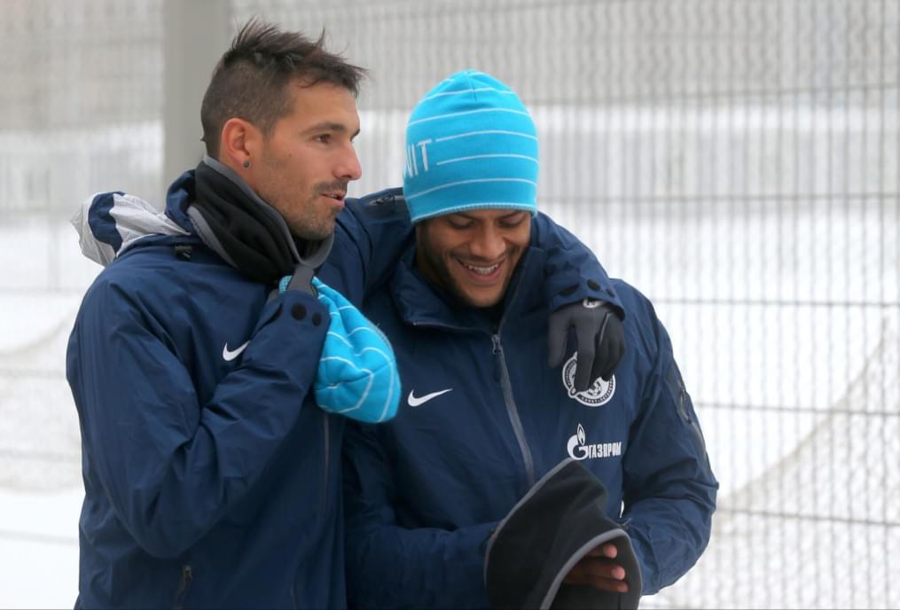 «Зенит»  провел  тренировку в Удельном парке.