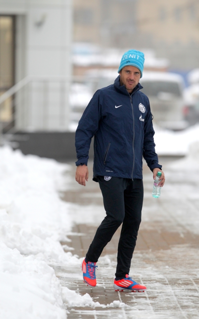 «Зенит»  провел  тренировку в Удельном парке.