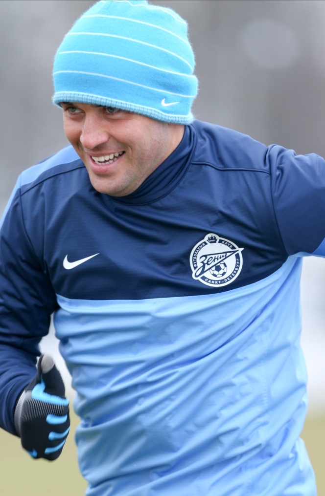 Тренировка «Зенита» перед матчем  «Зенит» — «Ливерпуль»