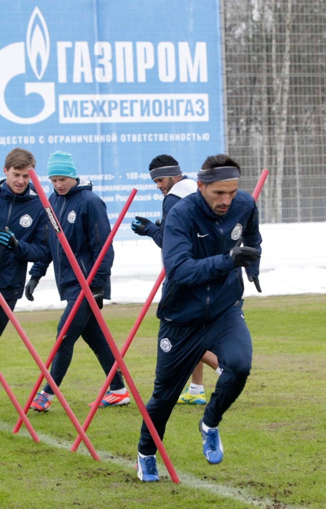 Тренировка «Зенита» перед матчем  «Зенит» — «Ливерпуль»
