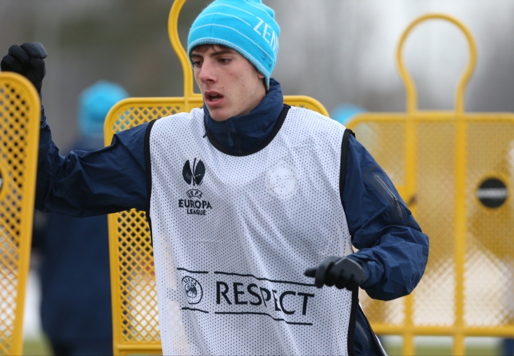 Тренировка «Зенита» перед матчем  «Зенит» — «Ливерпуль»