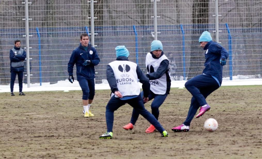 Тренировка «Зенита» перед матчем  «Зенит» — «Ливерпуль»