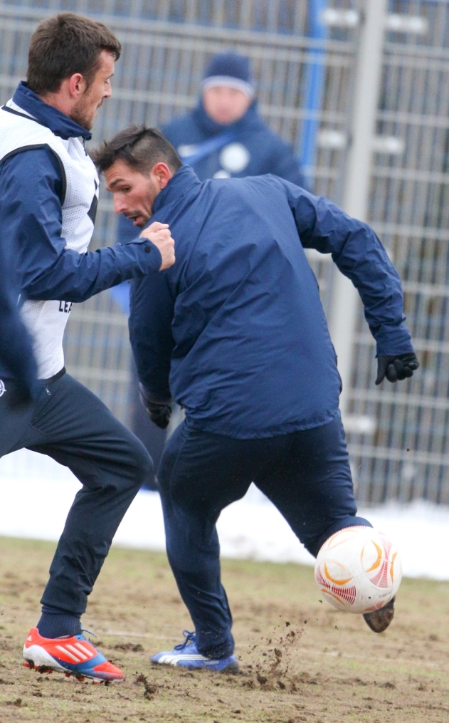 Тренировка «Зенита» перед матчем  «Зенит» — «Ливерпуль»