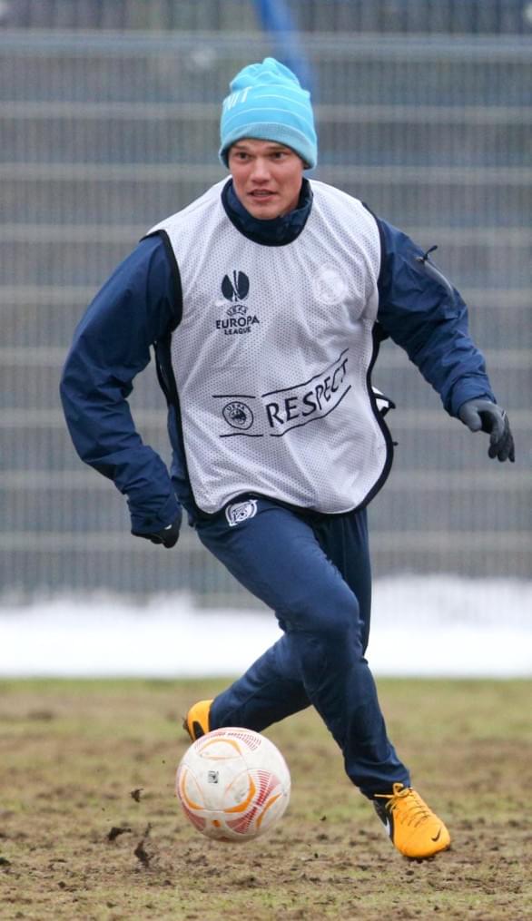 Тренировка «Зенита» перед матчем  «Зенит» — «Ливерпуль»