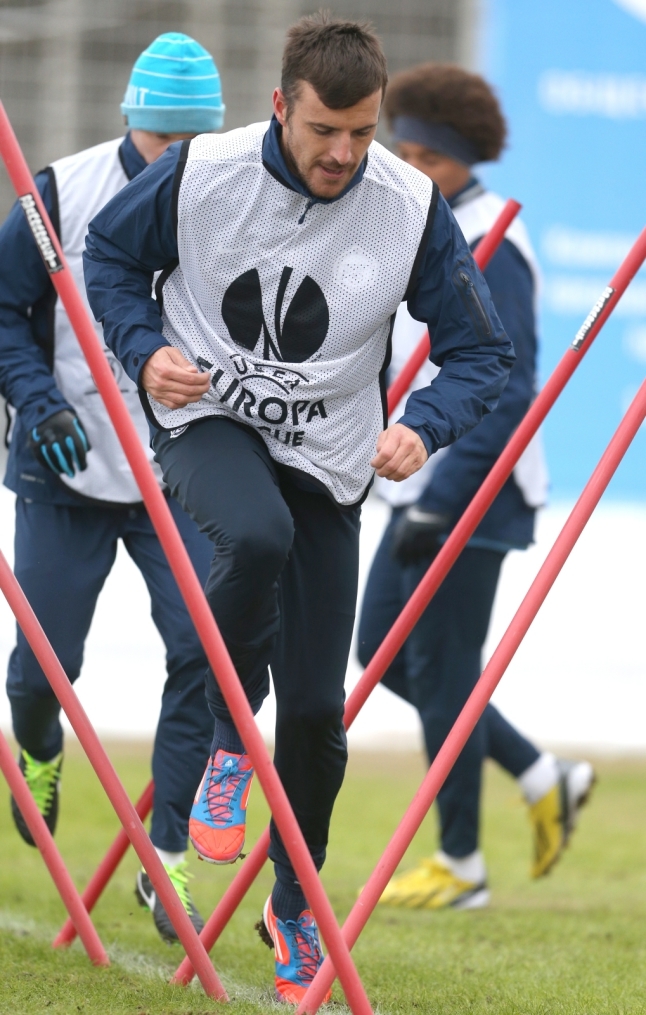 Тренировка «Зенита» перед матчем  «Зенит» — «Ливерпуль»