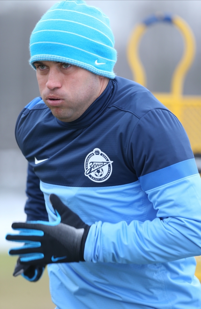 Тренировка «Зенита» перед матчем  «Зенит» — «Ливерпуль»