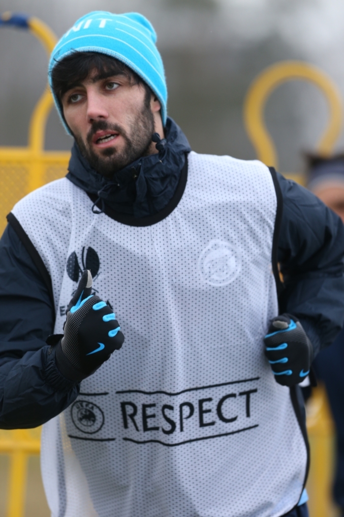 Тренировка «Зенита» перед матчем  «Зенит» — «Ливерпуль»