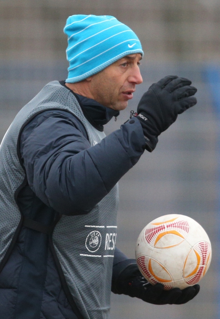 Тренировка «Зенита» перед матчем  «Зенит» — «Ливерпуль»