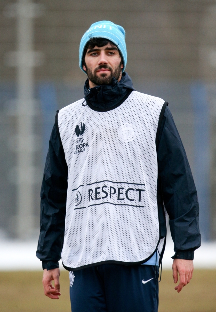 Тренировка «Зенита» перед матчем  «Зенит» — «Ливерпуль»