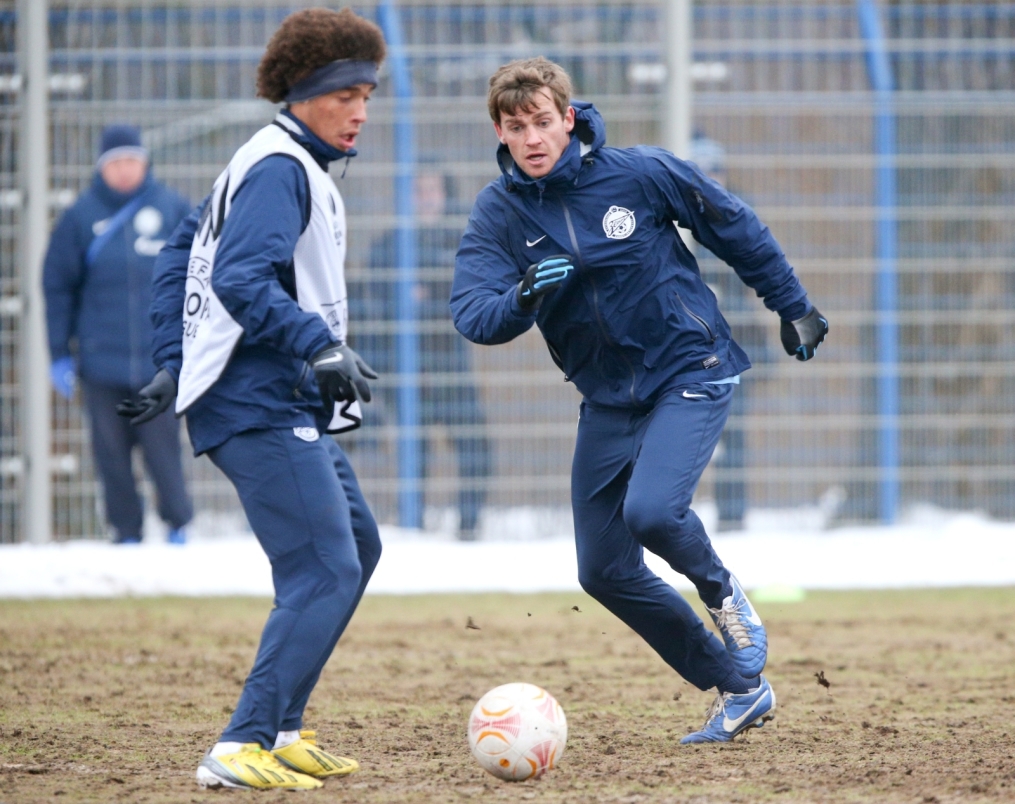 Тренировка «Зенита» перед матчем  «Зенит» — «Ливерпуль»