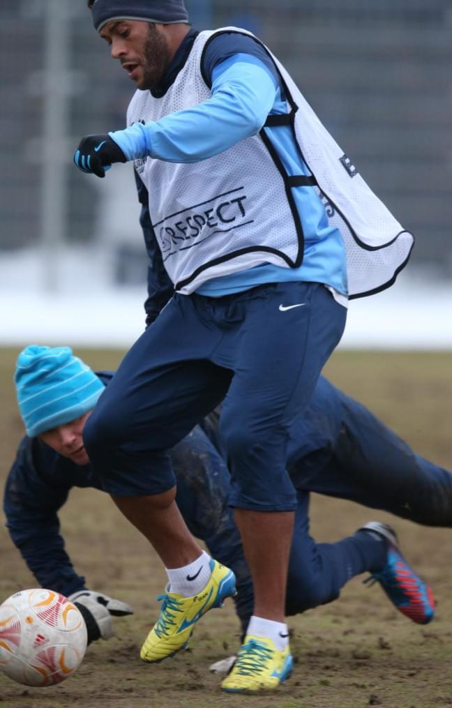 Тренировка «Зенита» перед матчем  «Зенит» — «Ливерпуль»