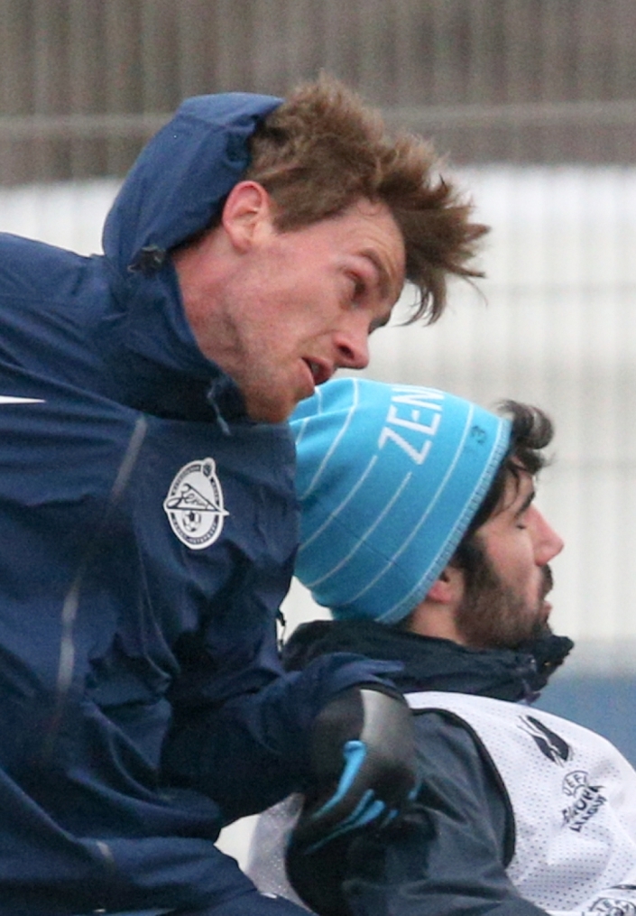 Тренировка «Зенита» перед матчем  «Зенит» — «Ливерпуль»