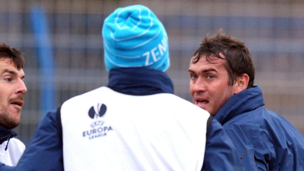 Тренировка «Зенита» перед матчем  «Зенит» — «Ливерпуль»