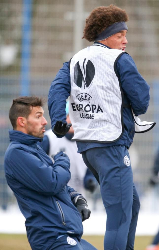 Тренировка «Зенита» перед матчем  «Зенит» — «Ливерпуль»