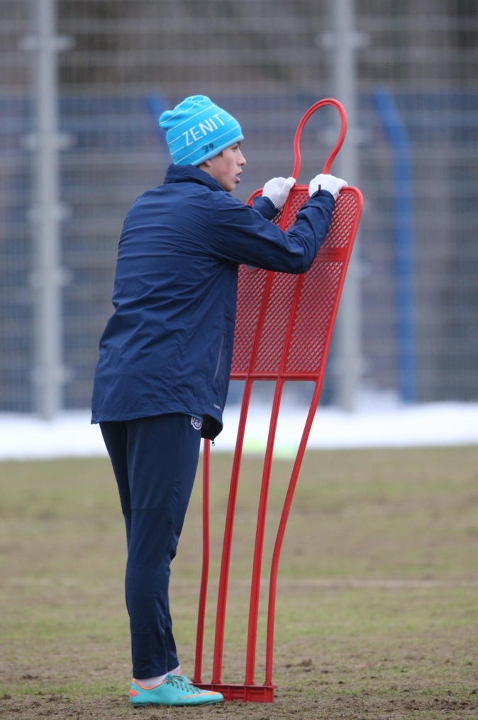 Тренировка «Зенита» перед матчем  «Зенит» — «Ливерпуль»