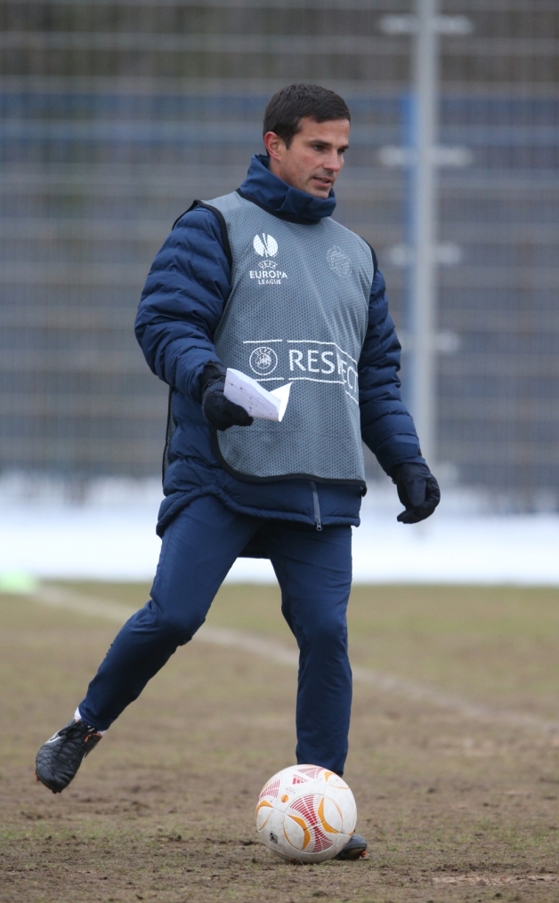 Тренировка «Зенита» перед матчем  «Зенит» — «Ливерпуль»