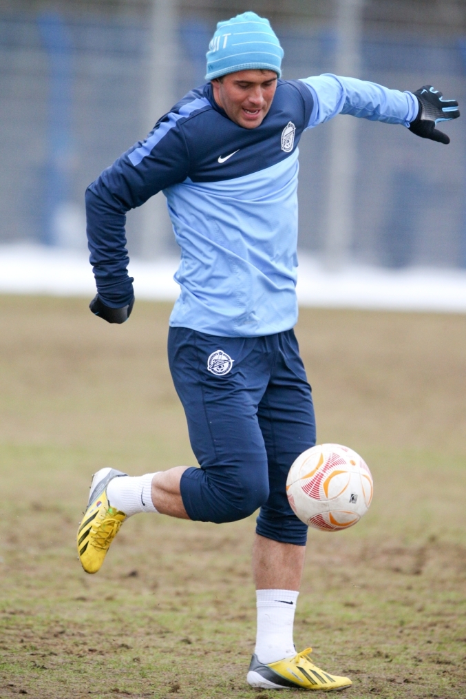 Тренировка «Зенита» перед матчем  «Зенит» — «Ливерпуль»