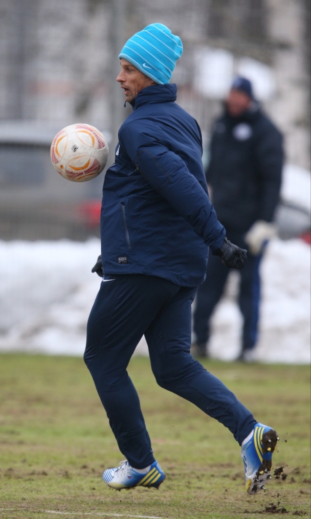 Тренировка «Зенита» перед матчем  «Зенит» — «Ливерпуль»