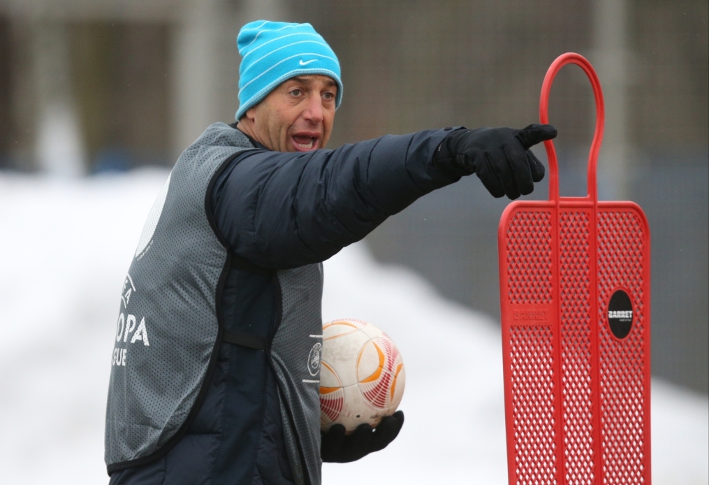 Тренировка «Зенита» перед матчем  «Зенит» — «Ливерпуль»