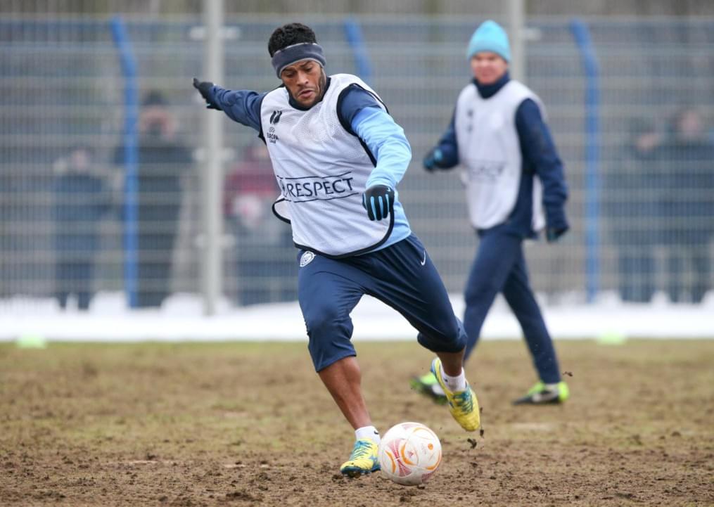 Тренировка «Зенита» перед матчем  «Зенит» — «Ливерпуль»