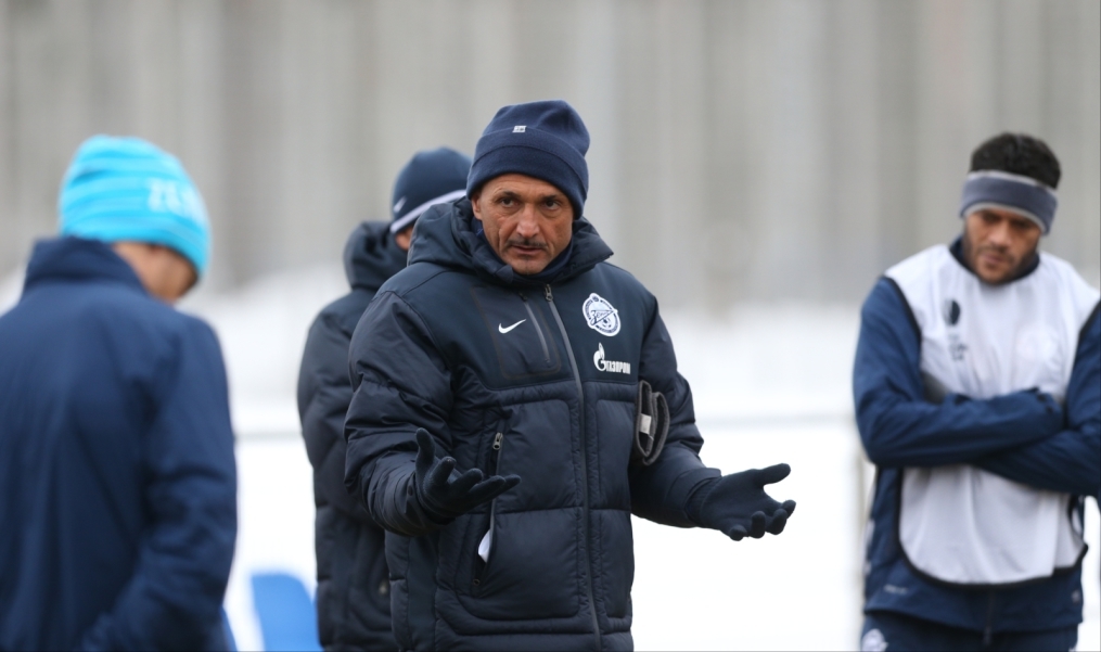 Тренировка «Зенита» перед матчем  «Зенит» — «Ливерпуль»