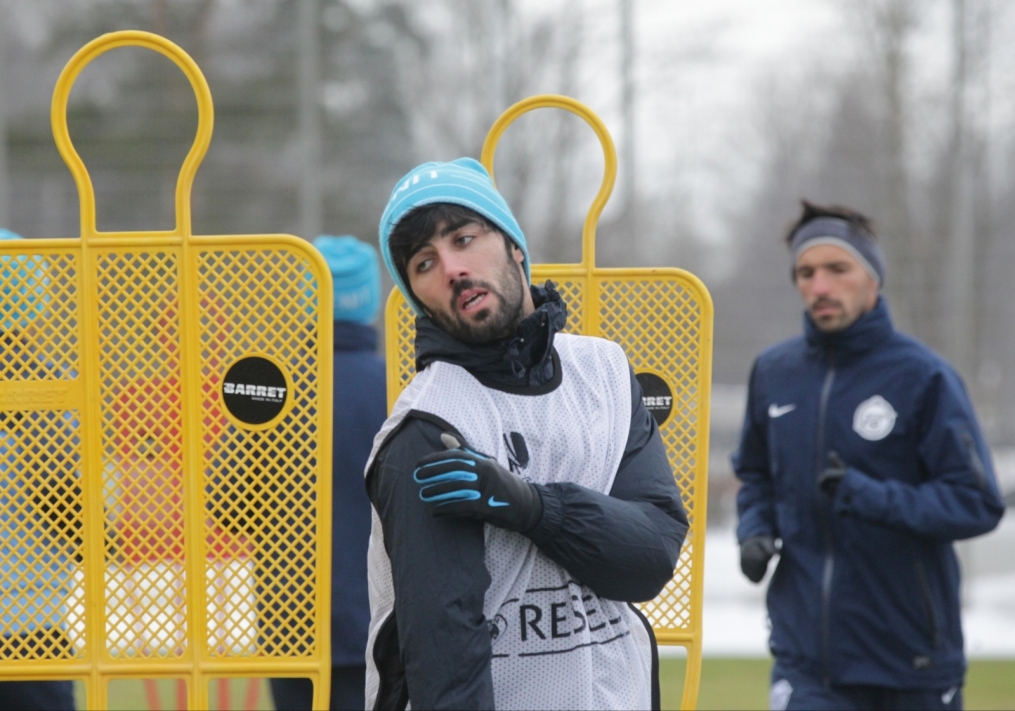 Тренировка «Зенита» перед матчем  «Зенит» — «Ливерпуль»