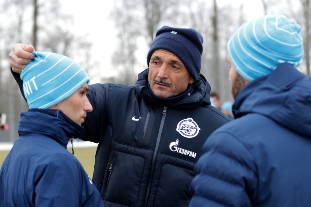 Тренировка «Зенита» перед матчем  «Зенит» — «Ливерпуль»