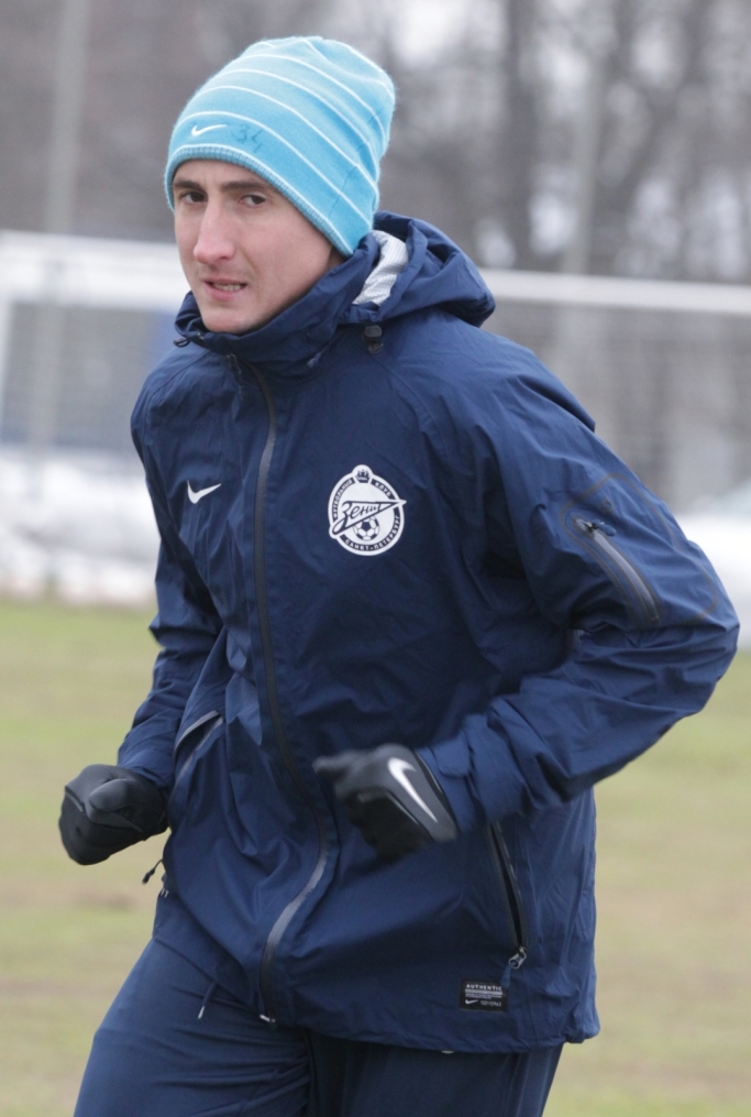 Тренировка «Зенита» перед матчем  «Зенит» — «Ливерпуль»