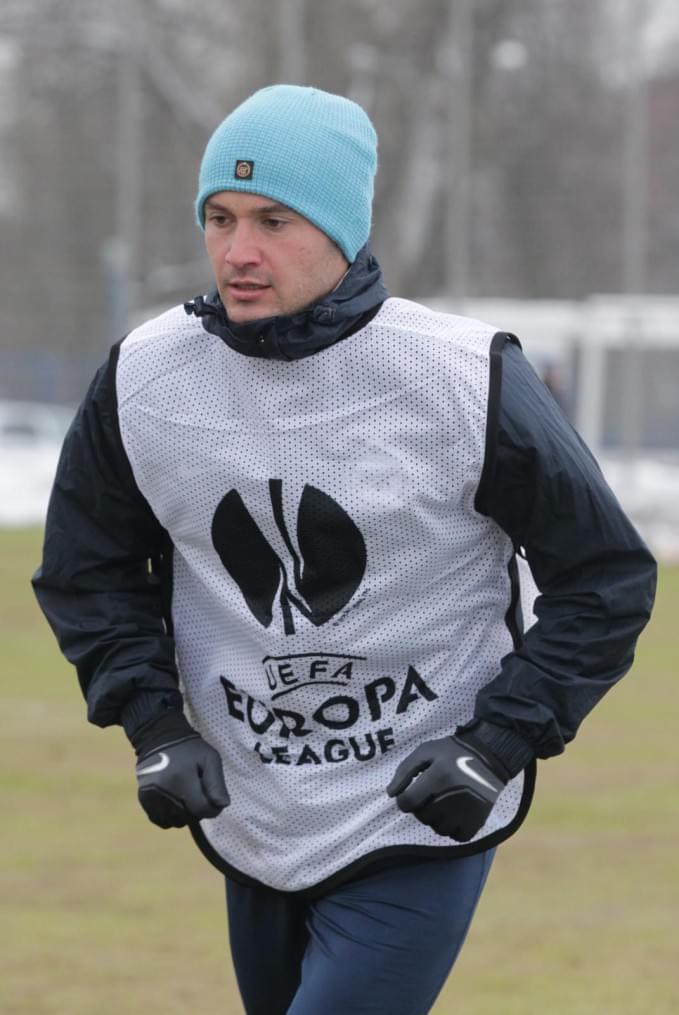 Тренировка «Зенита» перед матчем  «Зенит» — «Ливерпуль»