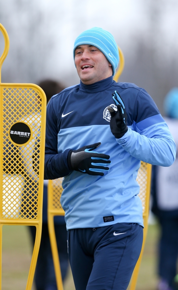 Тренировка «Зенита» перед матчем  «Зенит» — «Ливерпуль»