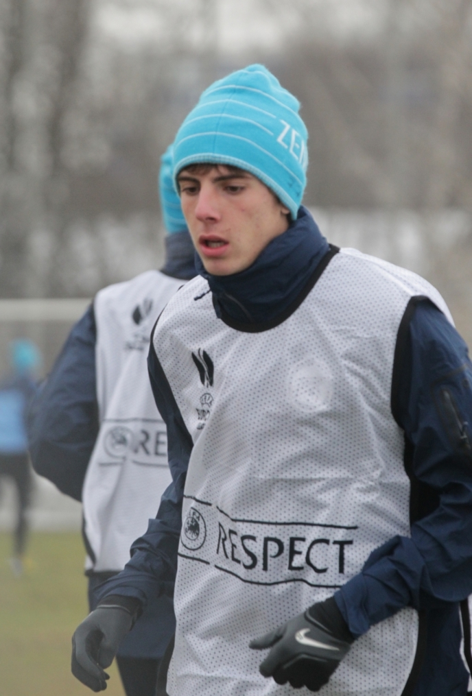 Тренировка «Зенита» перед матчем  «Зенит» — «Ливерпуль»