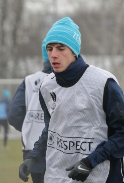 Тренировка «Зенита» перед матчем  «Зенит» — «Ливерпуль»