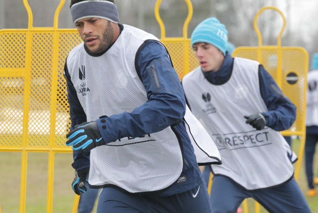 Тренировка «Зенита» перед матчем  «Зенит» — «Ливерпуль»