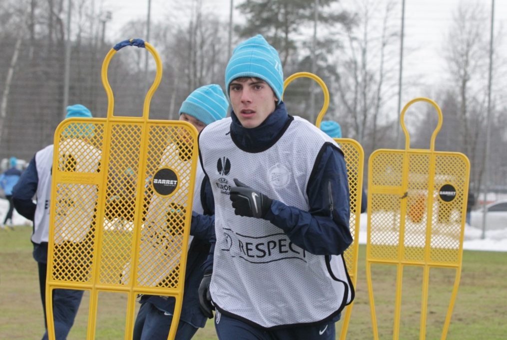 Тренировка «Зенита» перед матчем  «Зенит» — «Ливерпуль»