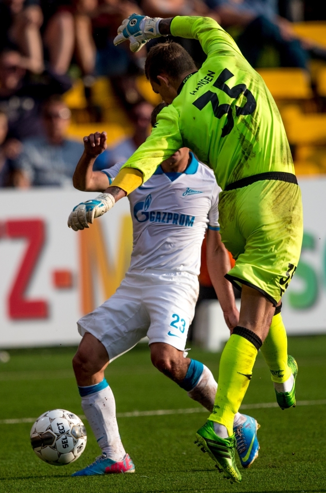 Лига чемпионов УЕФА 2013/2014, «Нордшелланд» — «Зенит»