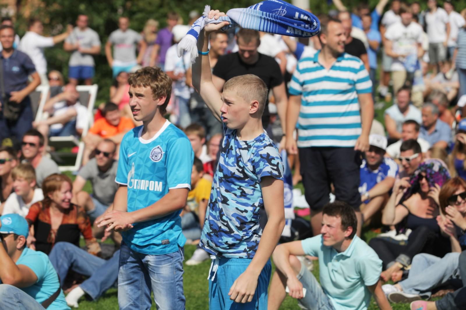 Матч «Волга» — «Зенит» показан в Новой Голландии